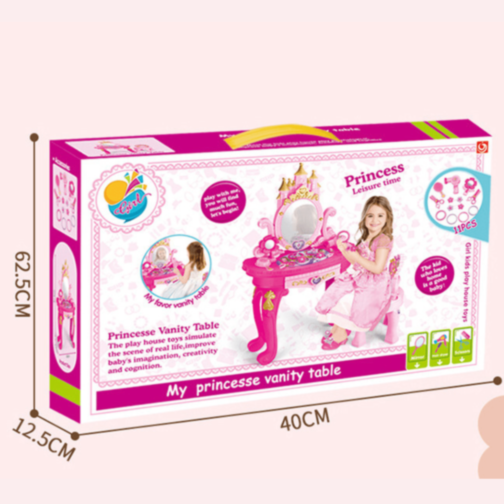 Masa de Toaletă pentru Fetițe cu Accesorii 