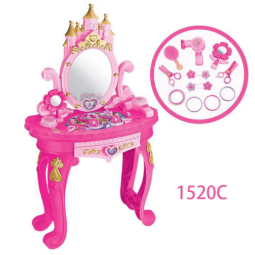 Masa de Toaletă pentru Fetițe cu Accesorii 