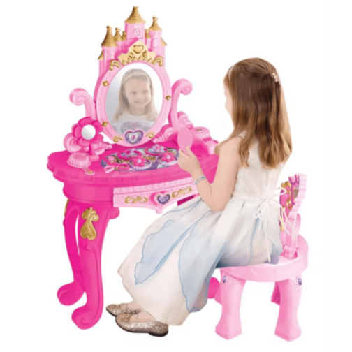 Masa de Toaletă pentru Fetițe cu Accesorii 