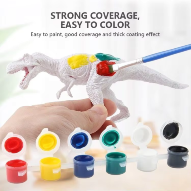 Set creativ cu 8 dinozauri de pictat