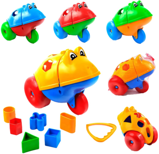 Broasca cu Figuri Geometrice și Sfoară de Tras
