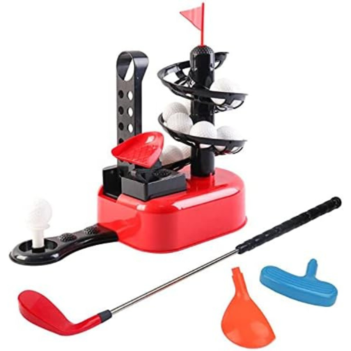 Set Golf Mini pentru Copii, 15 Bile, 3 Tipuri de Crose