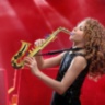Saxofon de Jucărie pentru Copii cu Taste Colorate (culoare aleatorie)