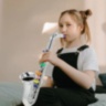 Saxofon de Jucărie pentru Copii cu Taste Colorate (culoare aleatorie)