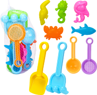 Set 9 Accesorii de Nisip, 27cm