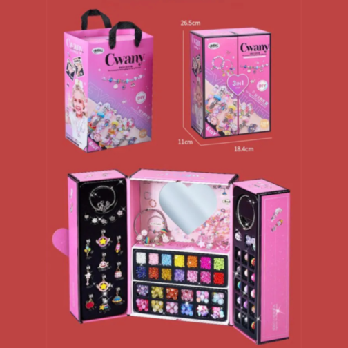 Set Creativ pentru Bijuterii DIY - Brățări și Coliere Personalizabile