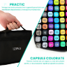 Set Markere cu 120 Culori Vibrante – Perfect pentru Artă și Design