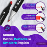 Set Markere cu 120 Culori Vibrante – Perfect pentru Artă și Design