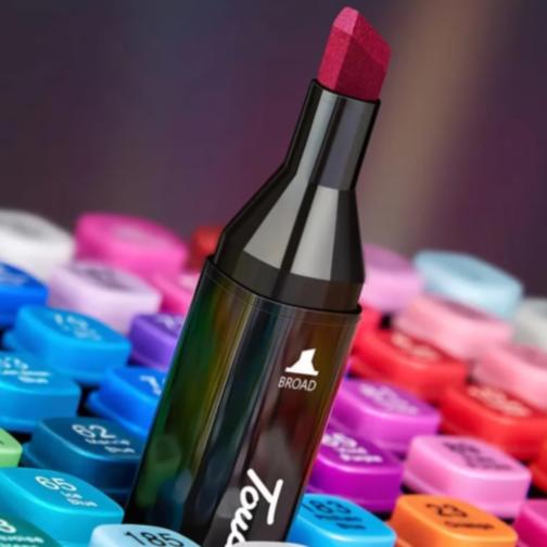 Set Markere cu 120 Culori Vibrante – Perfect pentru Artă și Design