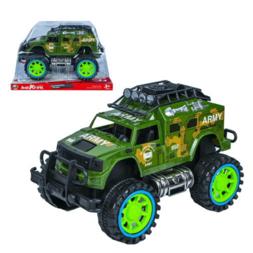 Jeep Militar de Fricțiune cu Roți Mari Off-Road