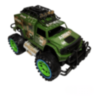 Jeep Militar de Fricțiune cu Roți Mari Off-Road