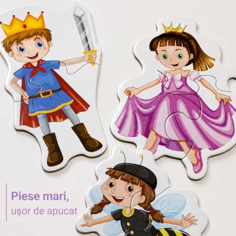 Piese mari de puzzle ușor de apucat pentru copii mici