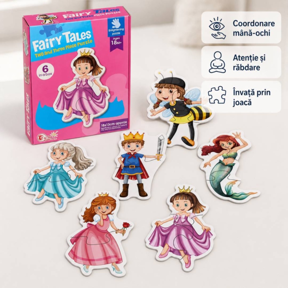 Beneficii puzzle Montessori pentru coordonare, atenție și învățare prin joacă