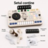 Mixer DJ muzical pentru copii cu microfon și lumini