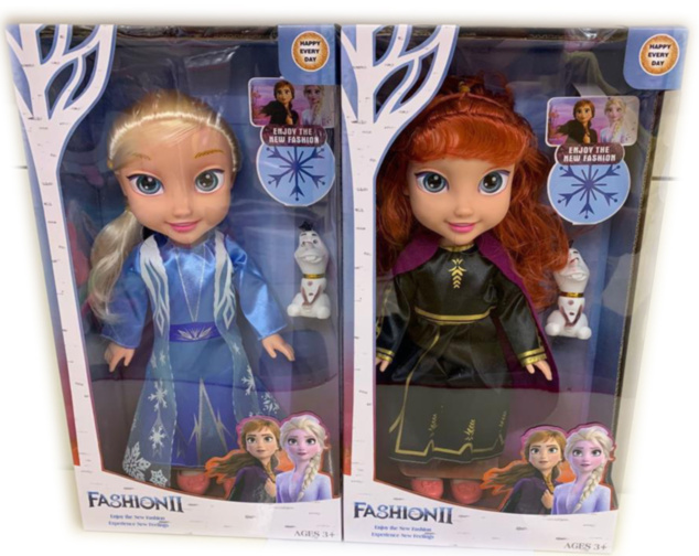 Păpușa Frozen și Olaf, 35cm