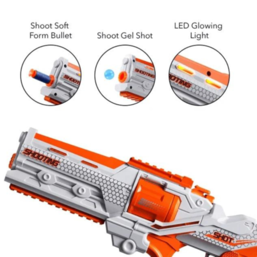 Blaster cu Bile de Apă și Darts - Set Complet de Bătălie