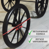 Cărucior Roz pentru Păpuși cu Design Elegant