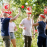 Set Coș de Baschet Amuzant cu Bentiță și Mingi | Joc Interactiv pentru Copii și Familie
