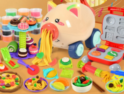 Set Creativ Porcușor cu Plastilină Colorată – 43 Piese și 12 Culori | image