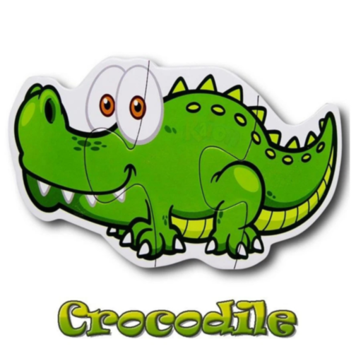 Puzzle Animale Junglă 6 în 1 pentru Copii