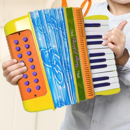 Acordeon de Jucărie pentru Copii cu Clape și Butoane (culoare aleatorie)