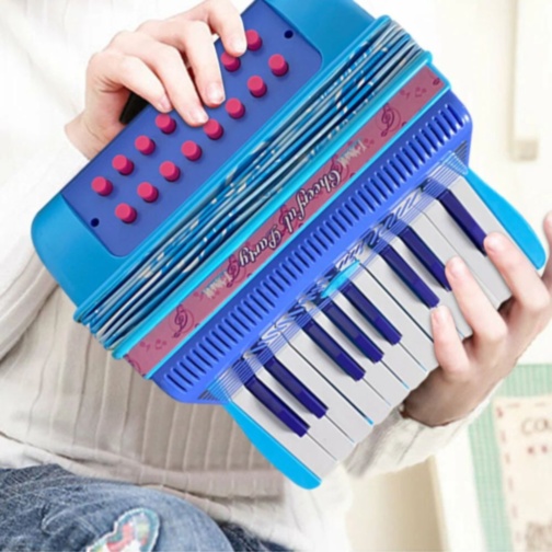 Acordeon de Jucărie pentru Copii cu Clape și Butoane (culoare aleatorie)
