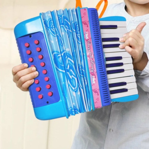 Acordeon de Jucărie pentru Copii cu Clape și Butoane (culoare aleatorie)