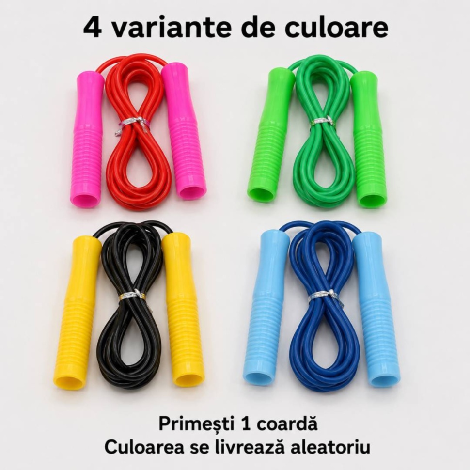Patru variante de culoare ale corzii pentru copii