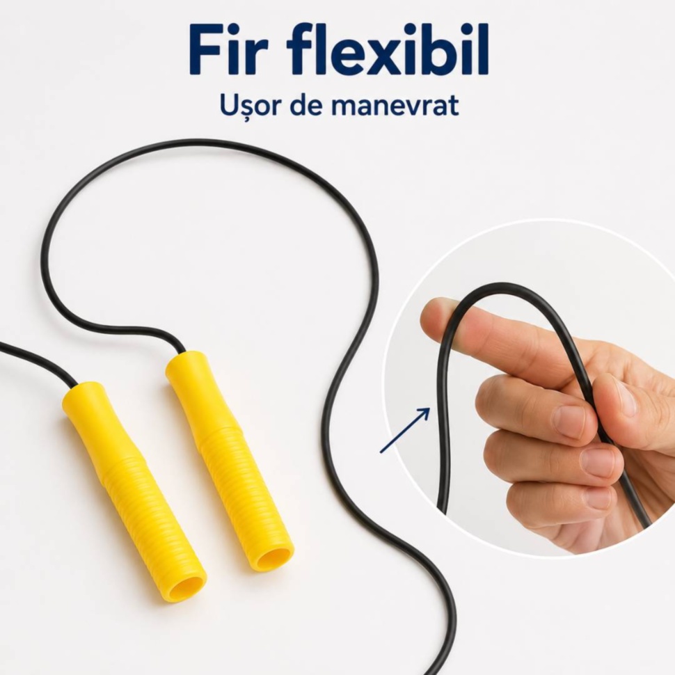 Fir flexibil al corzii de sărit pentru copii