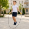 Coardă de sărit pentru copii cu mânere striate
