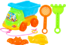 Mini Camion cu 4 Accesorii de Nisip, 15cm