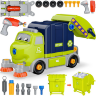 Camion de reciclare cu funcții interactive și șurubelniță electrică