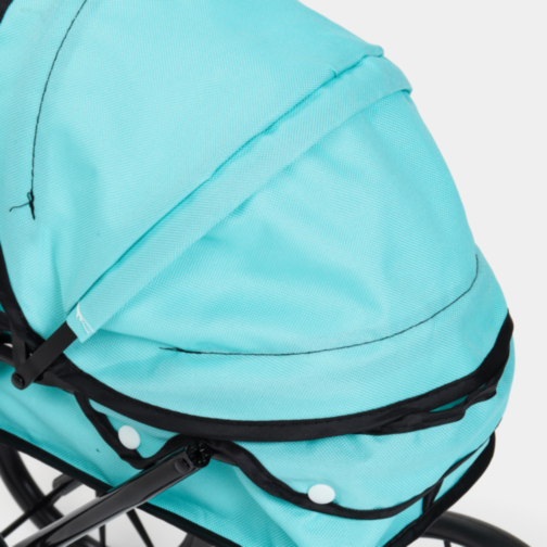 Cărucior de Jucărie pentru Păpuși – Design Elegant Turcoaz