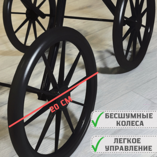 Cărucior de Jucărie pentru Păpuși – Design Elegant Turcoaz