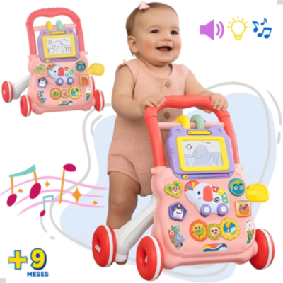 Premergător Interactiv cu Muzică, Lumină și Tablă Desen | image