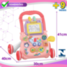 Premergător Interactiv cu Muzică, Lumină și Tablă Desen