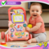 Premergător Interactiv cu Muzică, Lumină și Tablă Desen