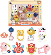 Set 8 Zornăitoare Multicolore
