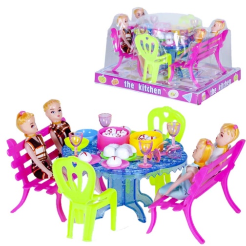 Set 4 Papuși la Masă  