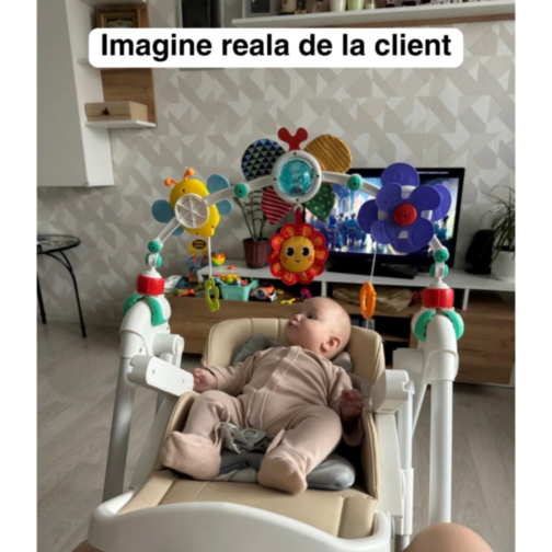 Bară interactivă multifuncțională pentru bebeluși.