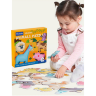 Puzzle educativ 6 în 1 - Animale de fermă cu piese mari