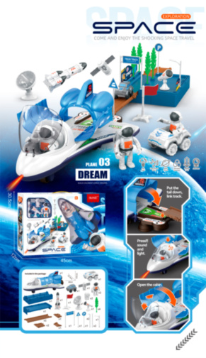 Set de Joc cu Navă Spațială - Exploratori ai Galaxiei