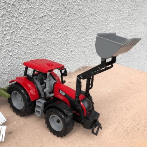 Tractor Fermă cu Cupă Mobilă (culoare aleatorie)