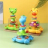 Jucărie Bebeluși Girafă Rotativă cu Bile Colorate
