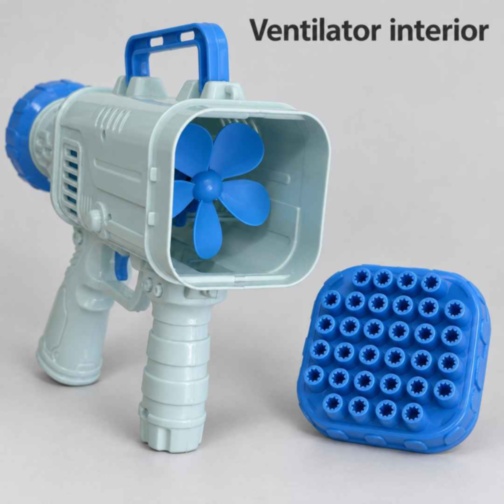 Pistol electric pentru baloane de săpun, 32 de orificii