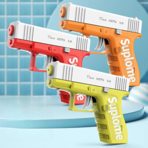 Pistol cu Apă Compact pentru Copii – Design Modern, 13 cm (culoare aleatorie)