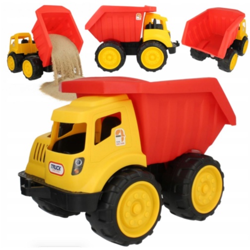 Camion basculant mare pentru copii cu cupă rabatabilă 