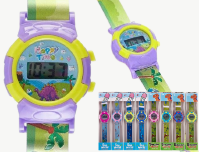 Ceas digital pentru copii - Happy Time Dino | image