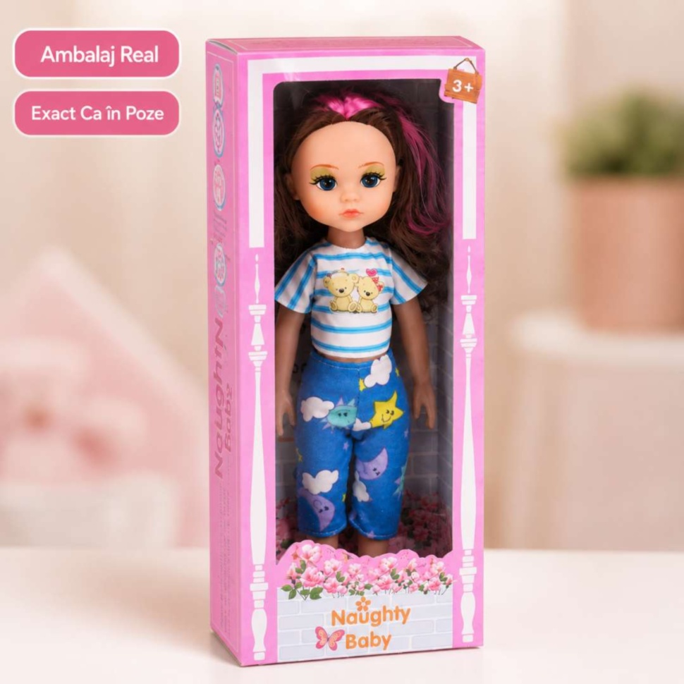 Ambalaj real păpușă fashion pentru copii în cutie