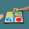 Set 3 în 1 Jocuri de Societate - Șah, Dame și Ludo